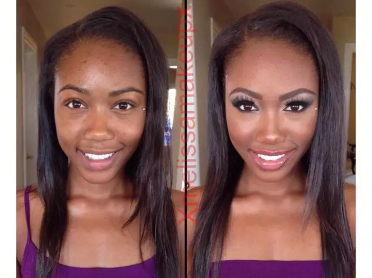 Wajah artis porno sebelum & sesudah makeup! Masih mau nonton filmnya?