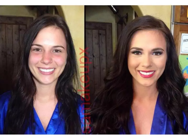 Wajah artis porno sebelum & sesudah makeup! Masih mau nonton filmnya?