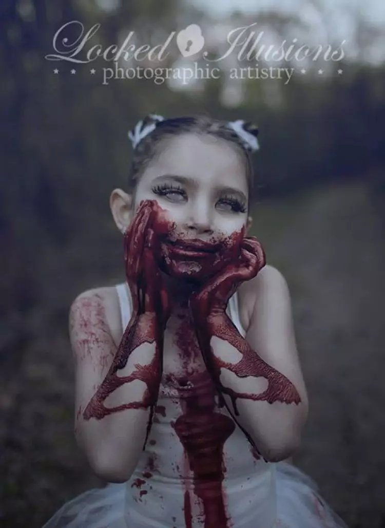  Dalam 17 foto ini kelucuan anak berubah jadi menyeramkan