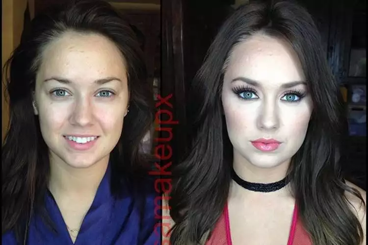 Lagi, 30 foto keajaiban makeup, sebelum dan sesudah beda banget!