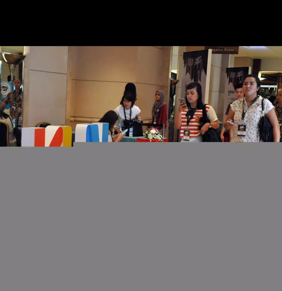 Begitu dibuka, IdeaFest 2016 langsung diserbu anak muda kreatif