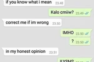 Definisi nyusahin diri sendiri, 11 jawaban kocak orang pakai singkatan ini bingungin pol