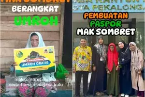 Blessing after the viral ride of IDR 600 thousand between neighbors on Hajj, these 5 donations for Mak Sombret make me emotional