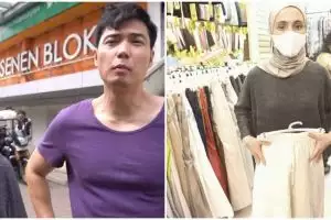 9 Momen Nycta Gina bikin konten belanja baju bekas di Pasar Senen, malah kena semprot emak-emak