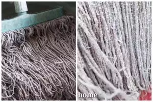 Tanpa direndam semalaman, ini cara cuci kain pel agar tak dekil dan bau apek lagi pakai 2 bahan dapur