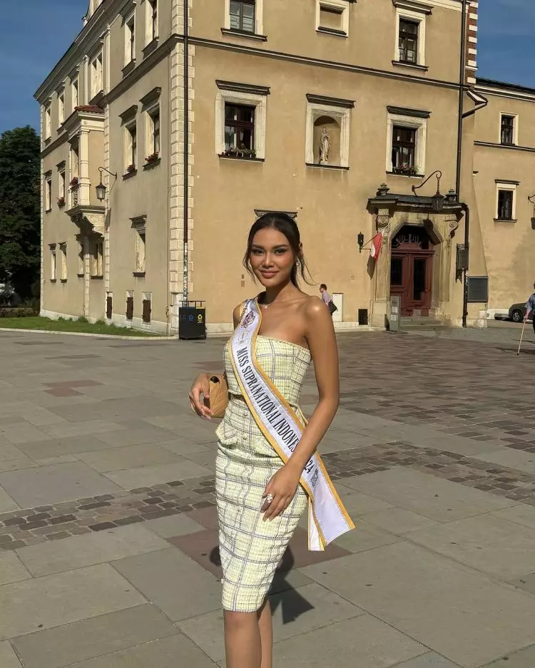 11 Potret Harashta Haifa Zahra, Puteri Indonesia calon Insinyur Teknik juara Miss Supranational 2024