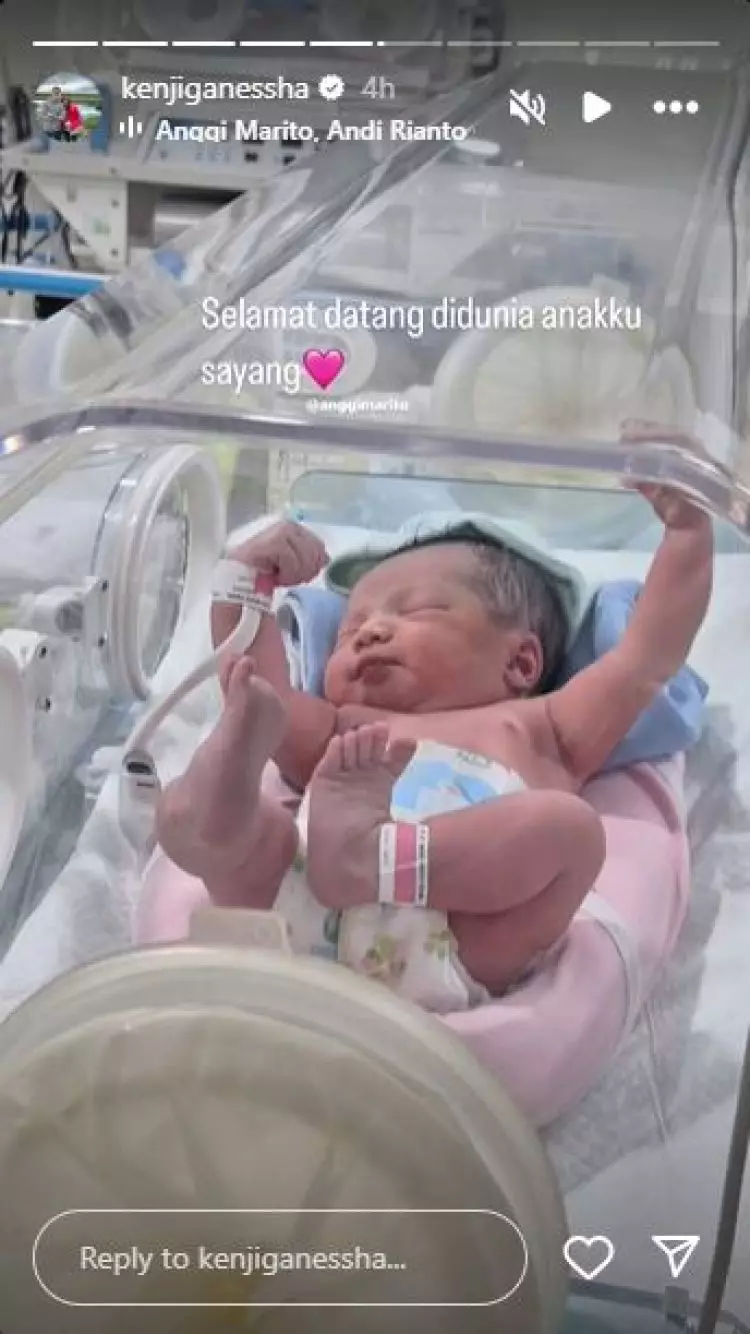 7 Potret Anggi Marito melahirkan anak pertama secara caesar di tanggal cantik, nama si bayi terungkap