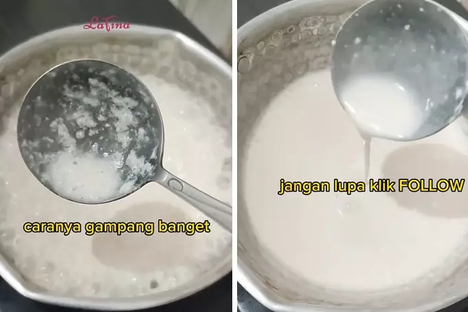 Bukan diberi daun pisang, ini trik perbaiki santan telanjur pecah saat dimasak agar rasa tak berubah