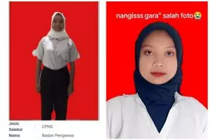 11 Potret kocak saat upload foto CPNS, hasil tak terduga bikin deg-degan