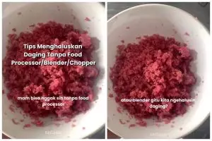 Tak perlu blender atau chopper, ini trik menghaluskan daging sapi agar hasilnya tetap lembut