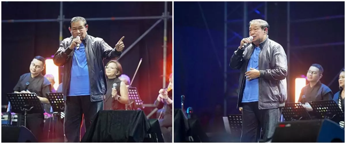 Menikmati pensiun dengan santai, 7 Potret SBY karaokean di toko elektronik ini banjir pujian