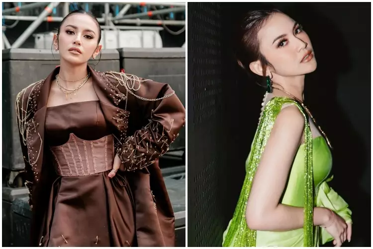 Sering andalkan riasan soft glam saat manggung, 7 potret Mahalini Raharja saat tanpa dan pakai makeup