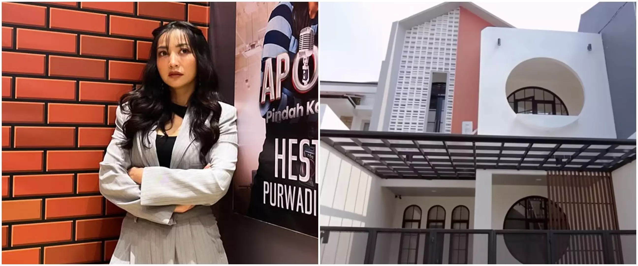 11 Potret studio kerja Hesti Purwadinata ini tampilannya estetik, dapurnya dilengkapi penghisap asap