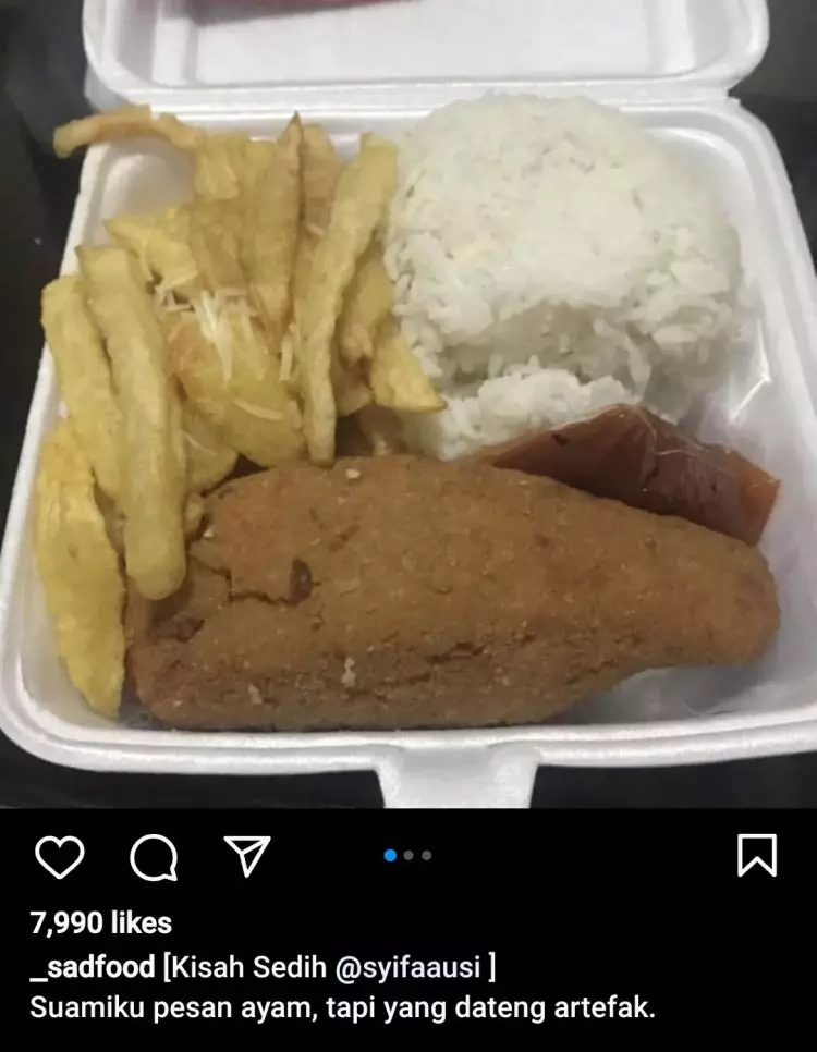 11 Potret kocak makanan nggak sesuai realita ini ngenesnya bikin senyum kecut