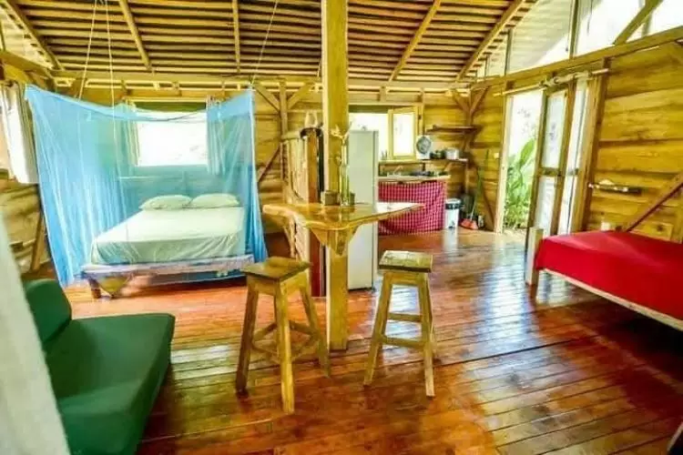 Rumah kayu beratap seng tampak kumuh dari luar tapi dalamnya bak vila estetik, ini 7 potretnya