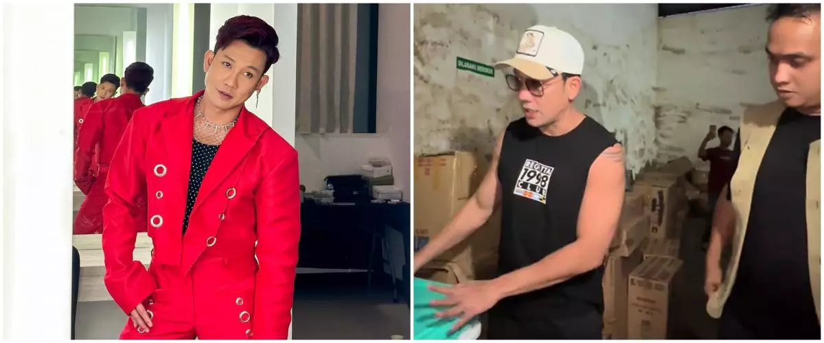 9 Momen Denny Sumargo salurkan donasi Rp 1,3 M untuk korban bencana NTT, ikut bantu gotong barang