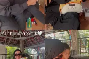 Dituding picu trauma anak, 9 momen kebersamaan Paula Verhoeven dengan putranya ini jadi sorotan