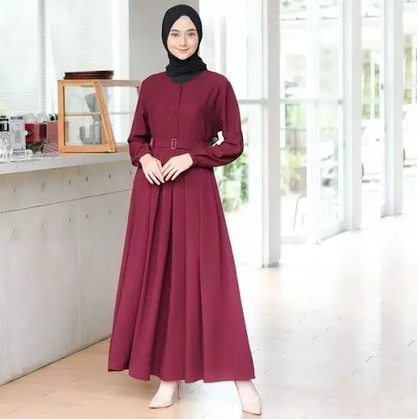 Tips memilih baju gamis sesuai dengan bentuk tubuh Berbagai sumber