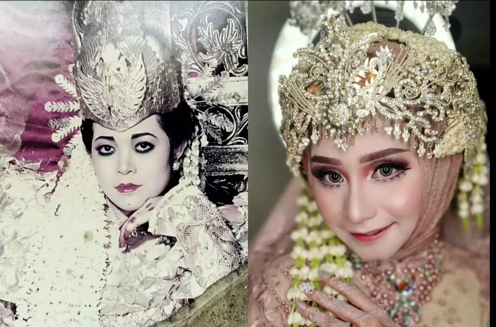 beda makeup pengantin dulu sekarang © TikTok