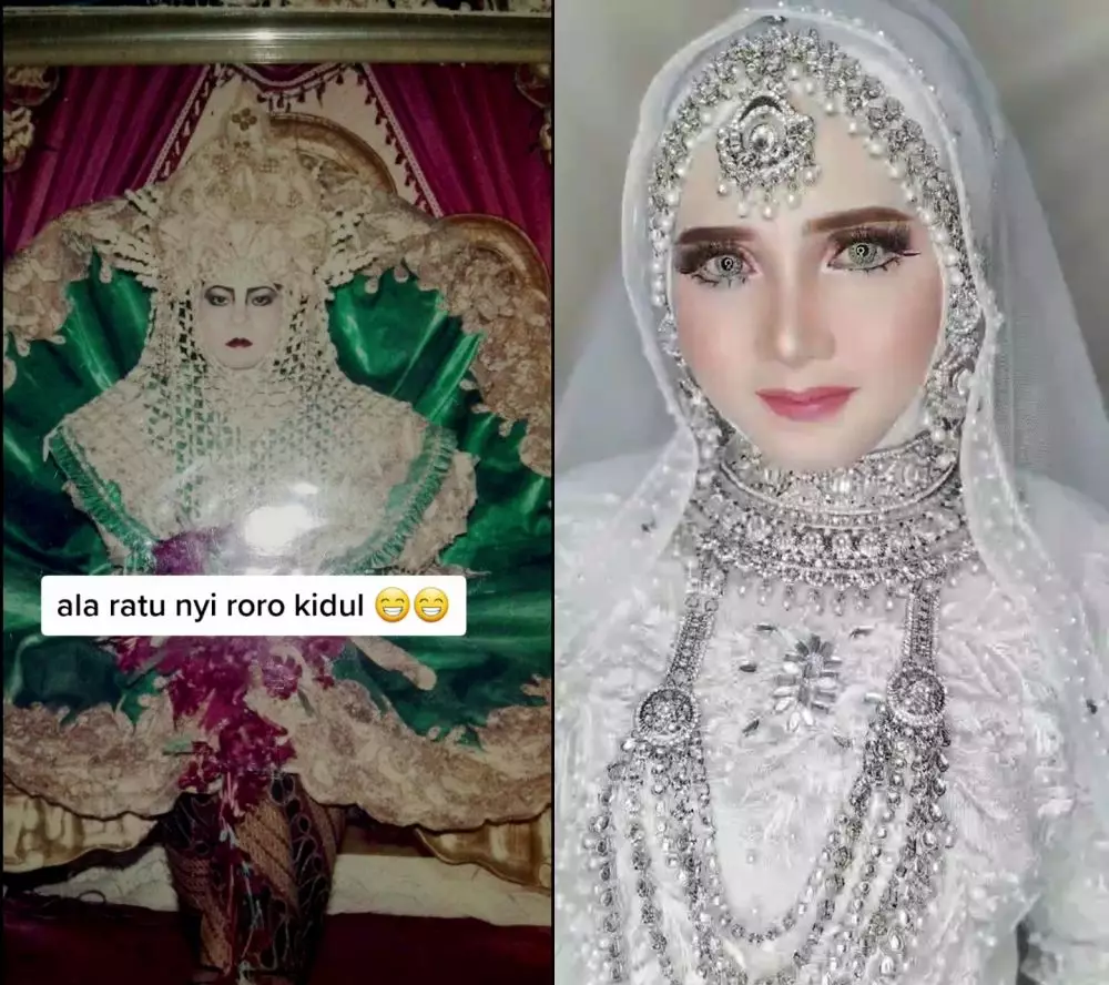 beda makeup pengantin dulu sekarang © TikTok