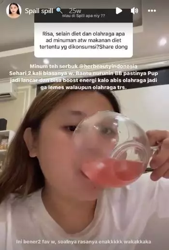 minuman dikonsumsi Clarissa Putri berbagai sumber minuman dikonsumsi Clarissa Putri berbagai sumber