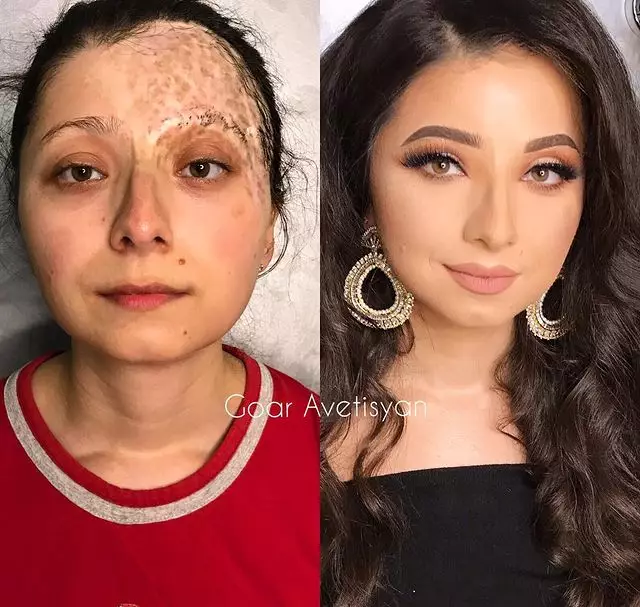  Potret the power of makeup Berbagai sumber