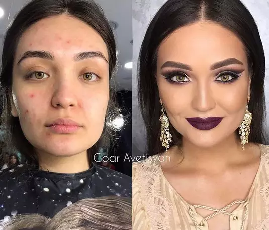  Potret the power of makeup Berbagai sumber
