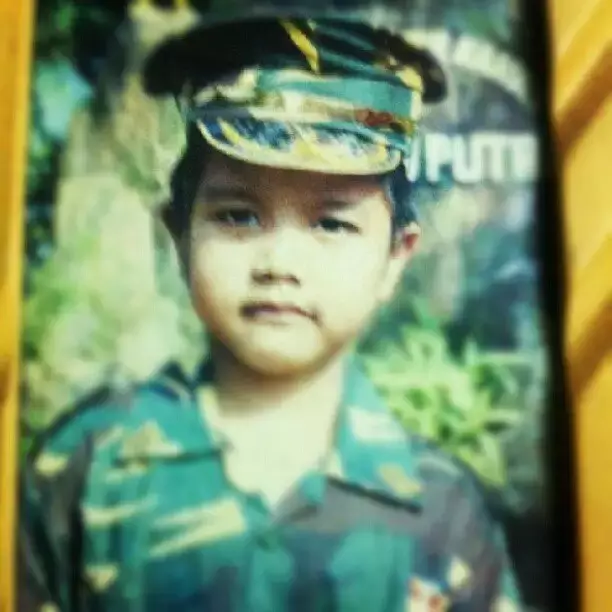 potret masa kecil kaesang disebut mirip Al Nahyan © berbagai sumber