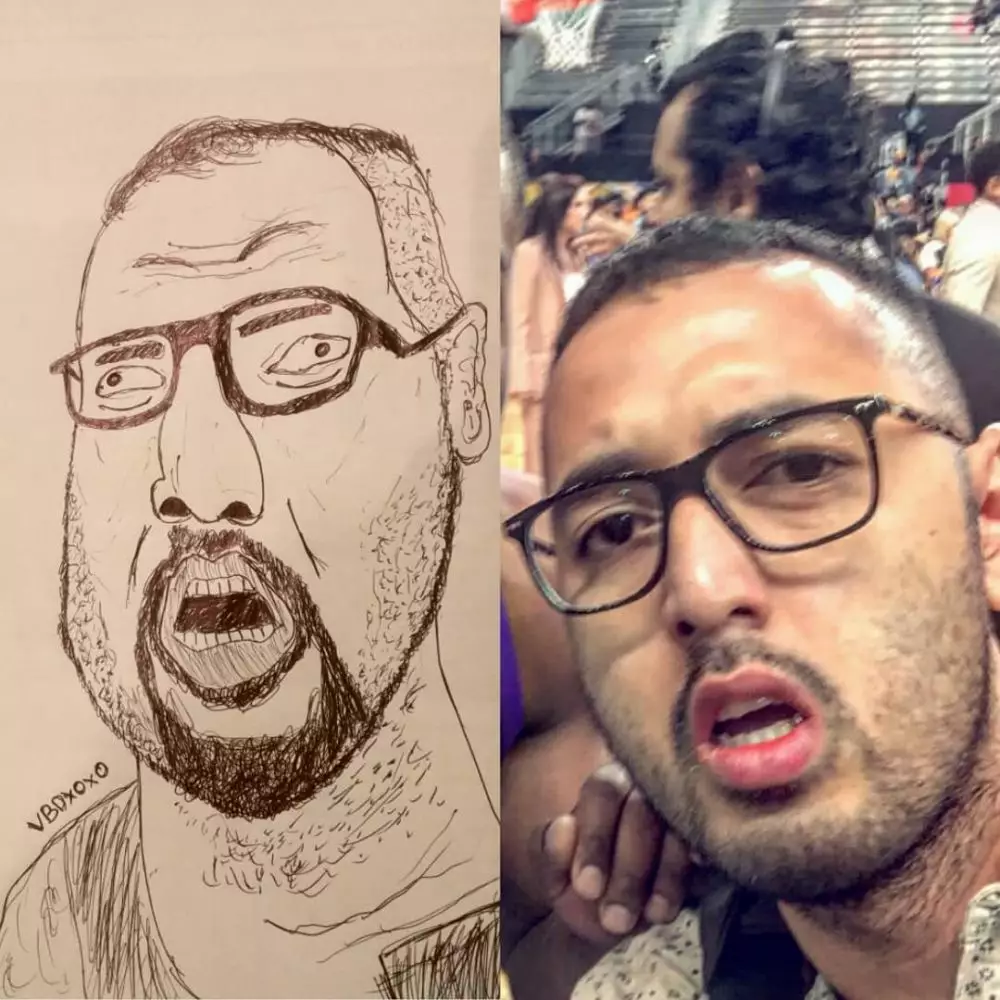 Penampakan lukisan aktor film ini jauh banget dari aslinya Instagram