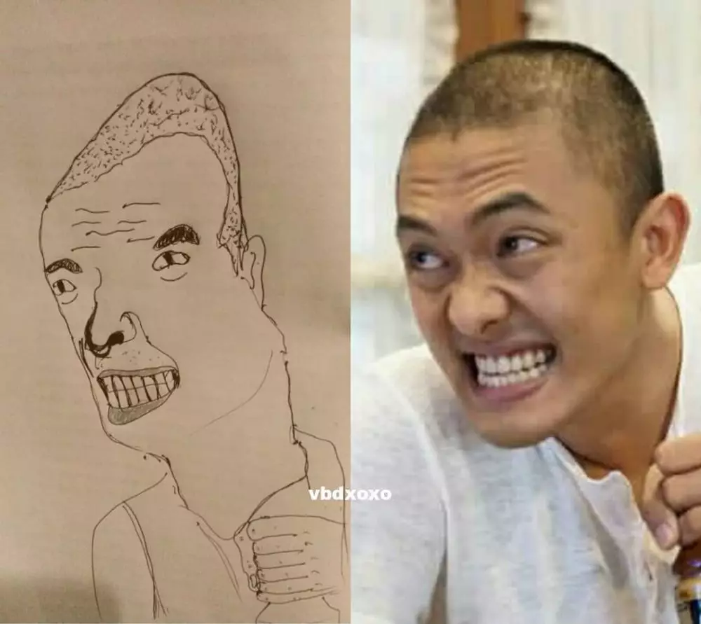 Penampakan lukisan aktor film ini jauh banget dari aslinya Instagram