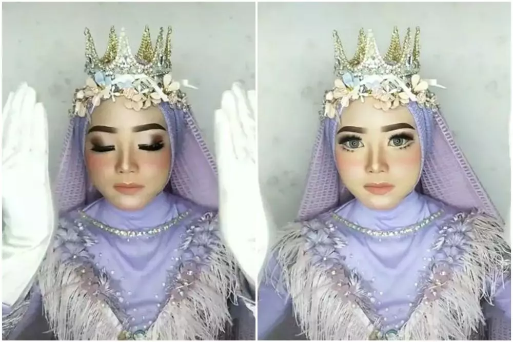 transformasi remaja berkulit eksotis © TikTok