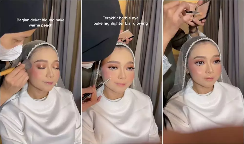 makeup hijab barbie © TikTok