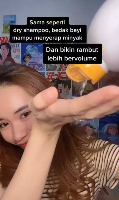Trik mengatasi rambut lepek tanpa keramas hanya pakai 1 produk bayi Berbagai sumber