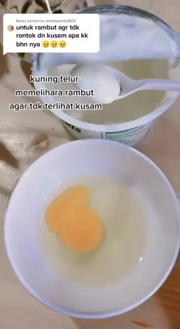 Trik atasi rambut kusam kembali berkilau dan bebas rontok pakai 2 bahan dapur Berbagai sumber