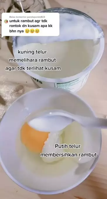 Trik atasi rambut kusam kembali berkilau dan bebas rontok pakai 2 bahan dapur Berbagai sumber
