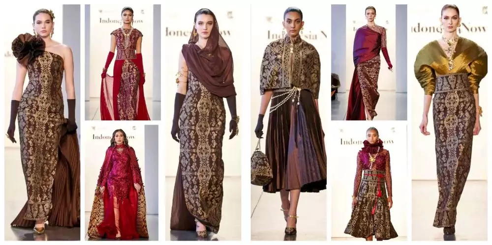 Karya desainer Indonesia tampil New York Fashion Week 2023 © 2023 brilio.net Karya desainer Indonesia tampil New York Fashion Week 2023 © 2023 brilio.net