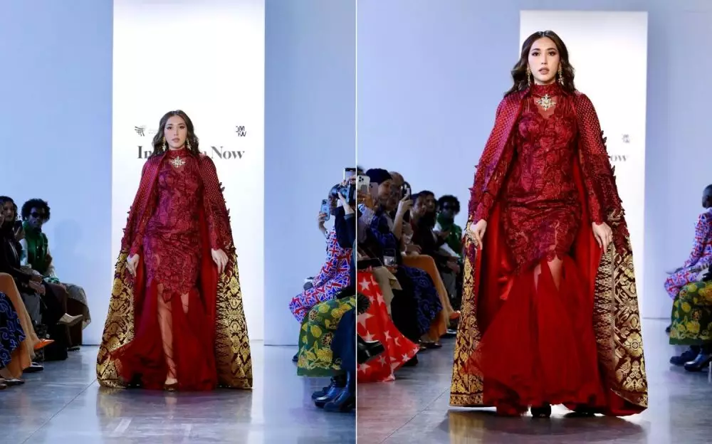 Karya desainer Indonesia tampil New York Fashion Week 2023 © 2023 brilio.net Karya desainer Indonesia tampil New York Fashion Week 2023 © 2023 brilio.net