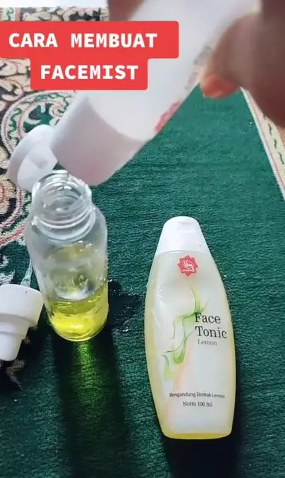 Cara membuat face mist atasi wajah berminyak dan jerawat pakai 2 produk Berbagai sumber