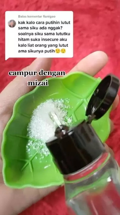 Trik memutihkan lutut dan siku hitam pakai 2 bahan dapur Berbagai sumber