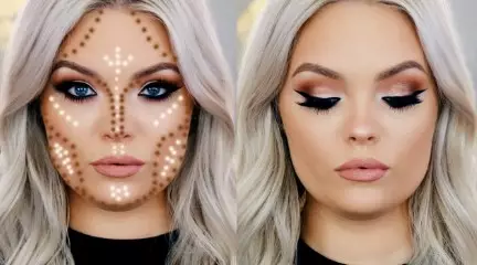 Trik contour sesuai bentuk wajah © berbagai sumber