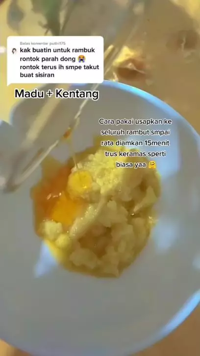 Trik membuat hair mask untuk mencegah rontok pakai 2 bahan dapur Berbagai sumber