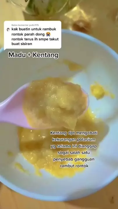 Trik membuat hair mask untuk mencegah rontok pakai 2 bahan dapur Berbagai sumber