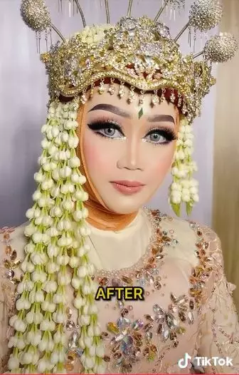 Gadis kulit eksotis dirias jadi pengantin berbagai sumber