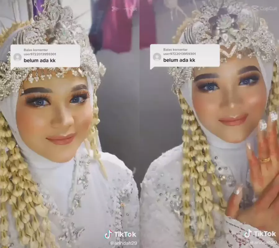 rias MUA tak ubah warna kulit © TikTok/@arindah29 rias MUA tak ubah warna kulit © TikTok/@arindah29