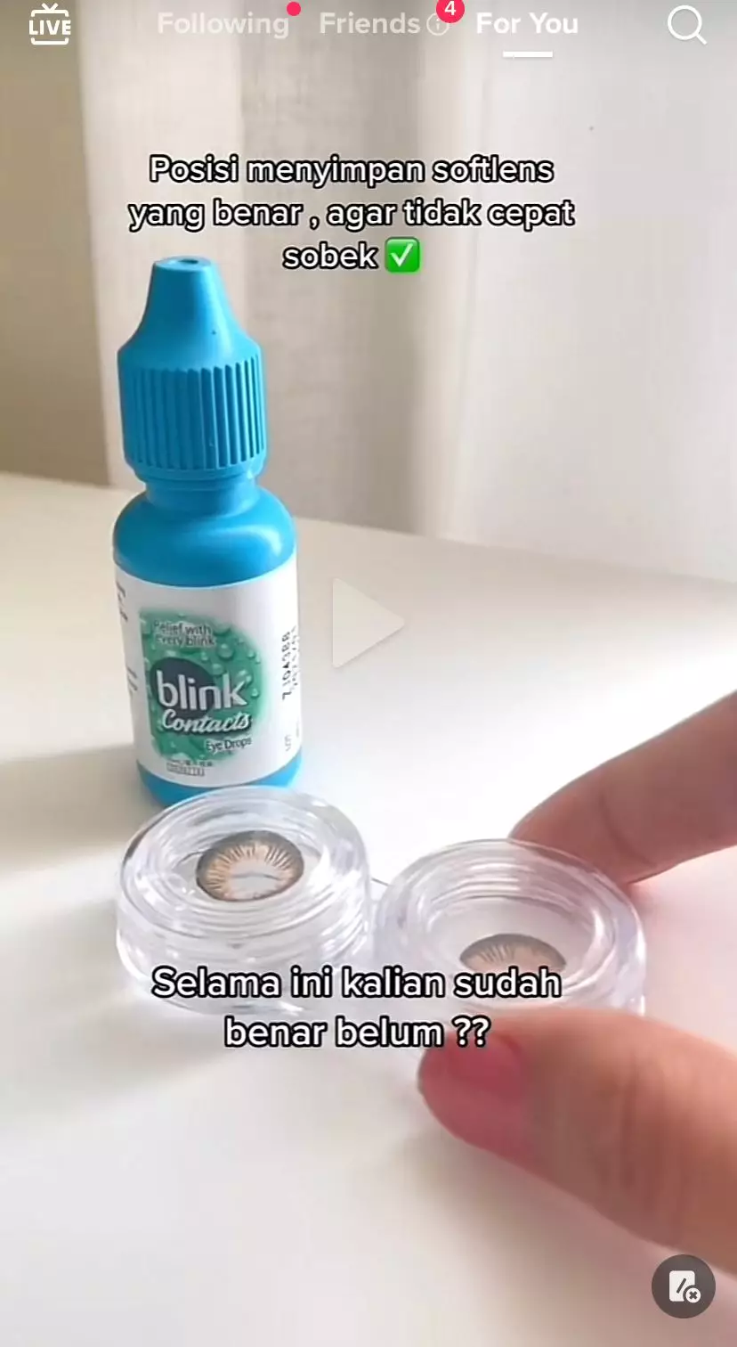 trik menyimpan softlens © 2023 brilio.net