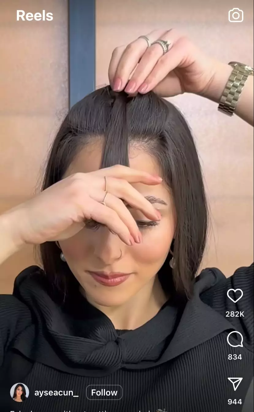 trik membuat poni tanpa potong rambut © 2023 brilio.net