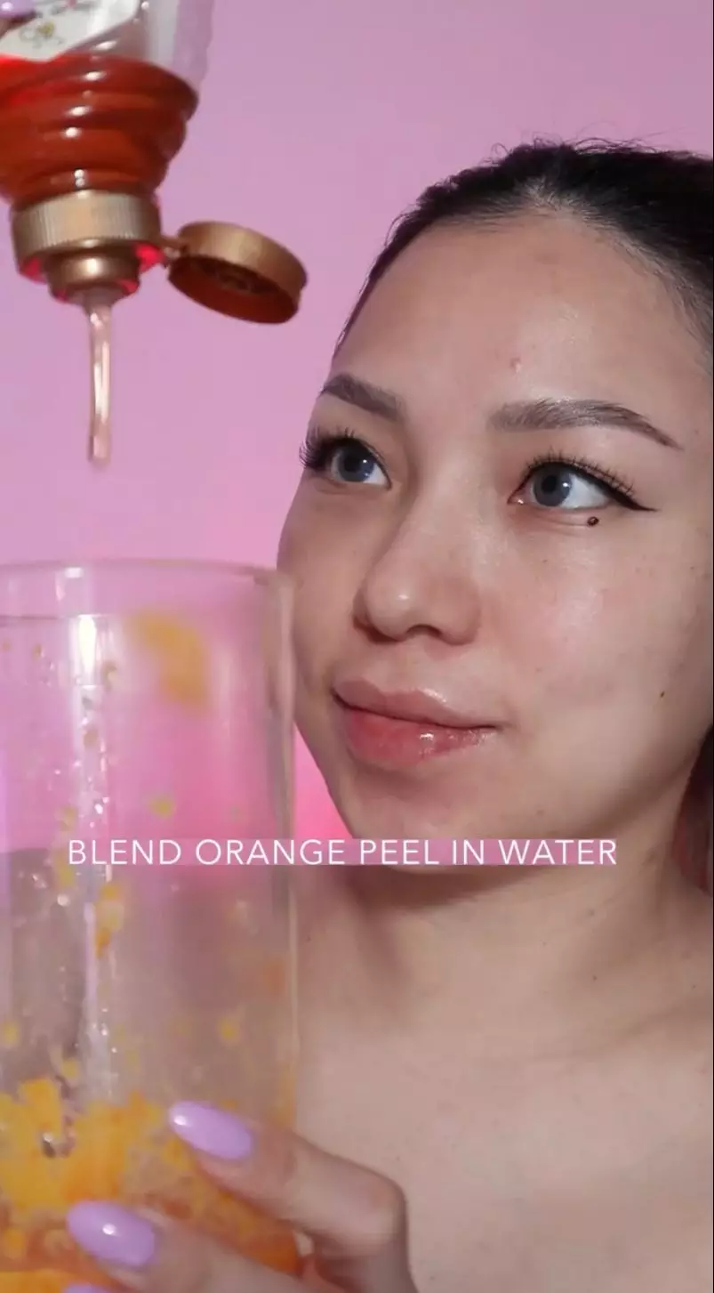 Membuat masker dari kulit jeruk Istimewa