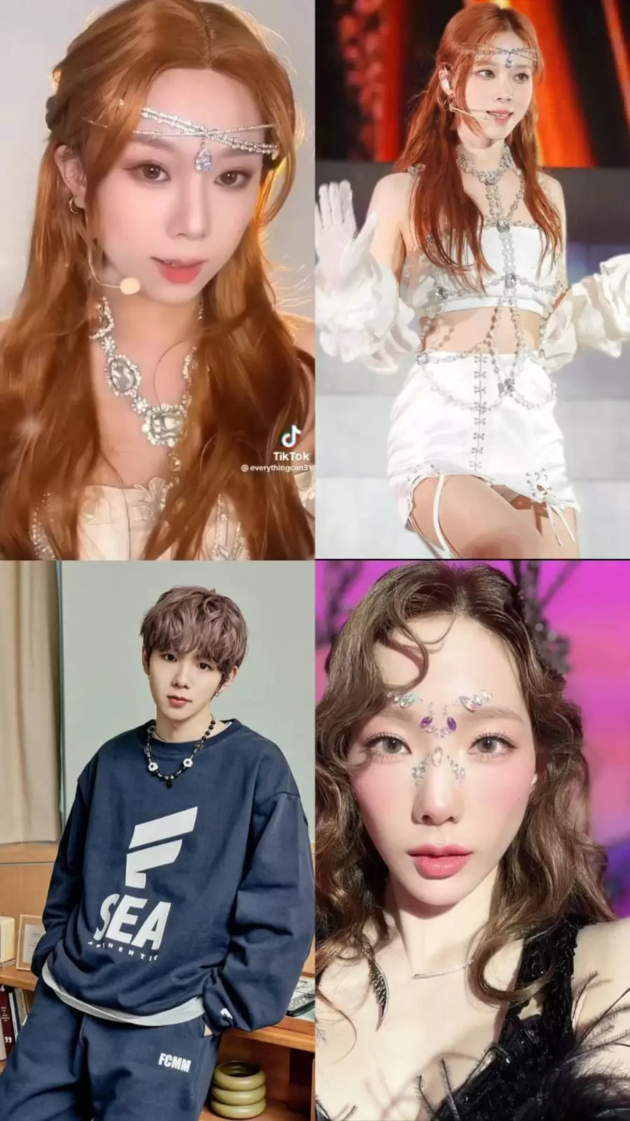 transformasi cewek polos ini jadi mirip 3 Idol K-pop sekaligus © TikTok transformasi cewek polos ini jadi mirip 3 Idol K-pop sekaligus © TikTok