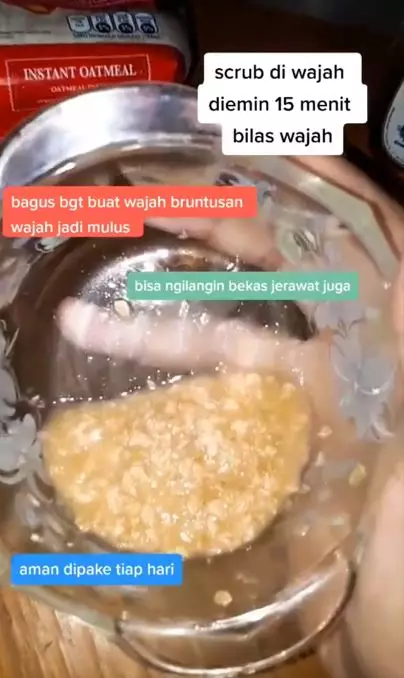 Cara membuat scrub untuk atasi beruntusan pada wajah pakai 1 bahan makanan Berbagai sumber Cara membuat scrub untuk atasi beruntusan pada wajah pakai 1 bahan makanan Berbagai sumber