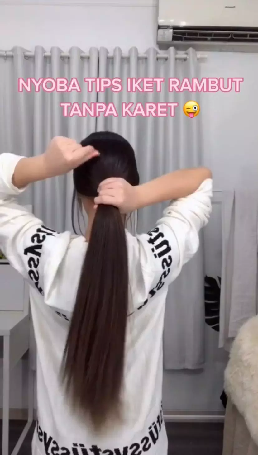 trik mudah ikat rambut © berbagai sumber trik mudah ikat rambut © berbagai sumber